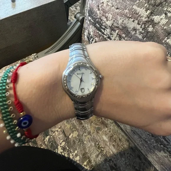 Bulova watch Diamond encrusted